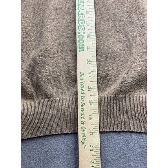 Dockers Sweater Vest Mens XL Beige Black Argyle V Neck 100% Cotton Sleeveless - Picture 7 of 13